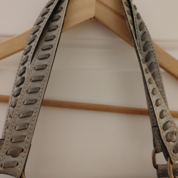 Pecari Sage Leather Braided Boho Purse! ⚜️ - Picture 7 of 16